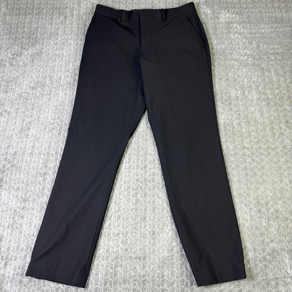 J. Ferrar Other - J Ferrar Mens Slim Fit Dress Pants Black Recycled Polyester Trousers 30x30